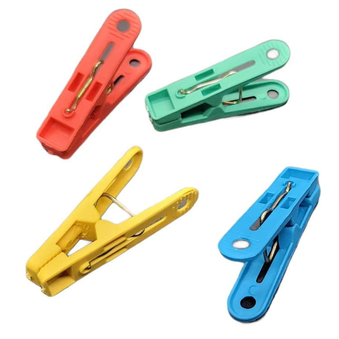 40 X Clothespins Multi Color Plastic Clothes Pegs Laundry Clips Pins