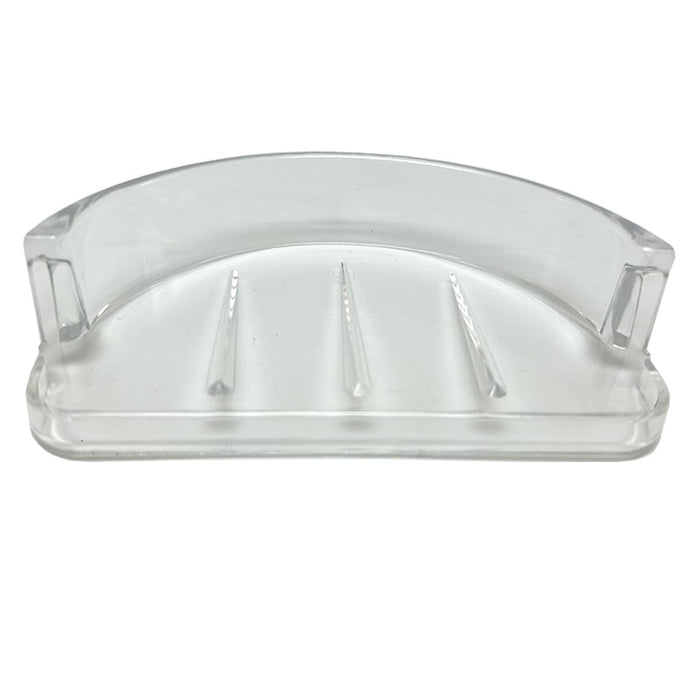 2 Pc Soap Dish Bar Saver Recessed Shower Shelf Holder Tray Bathroom Replacement