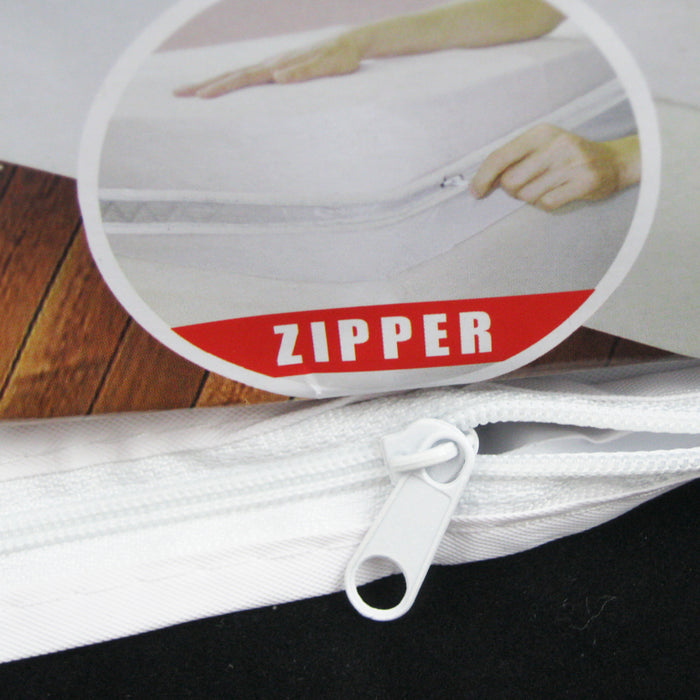 King Zippered Mattress Cover Encasement Waterproof & Bed Bug Proof Protector NEW