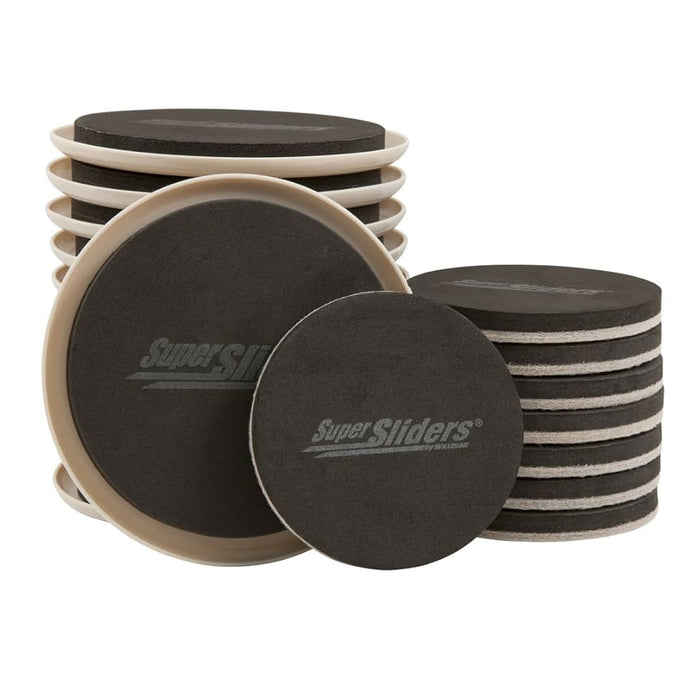 20 Pc Painters Furniture Movers Round Glides Sliders 3.5" & 5" Floor Mat Pads