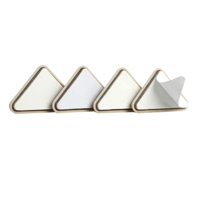 16 Pc Furniture Sliders Triangle Corner Angle Adhesive Move Appliances Glides 2"
