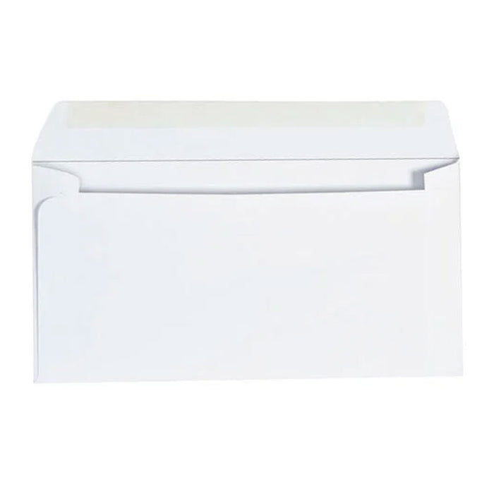 100 White No.6-3/4 Envelopes Gummed Letter Mailing Shipping 3-5/8 X 6-1/2 Inch