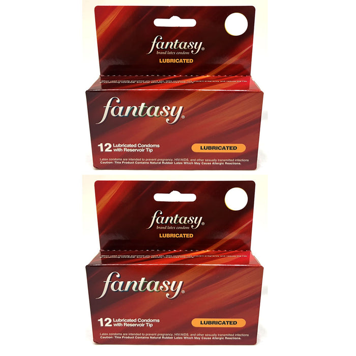 24 Ct Fantasy Lubricated Condoms Latex Male Protection Ultra Pleasure Sensation