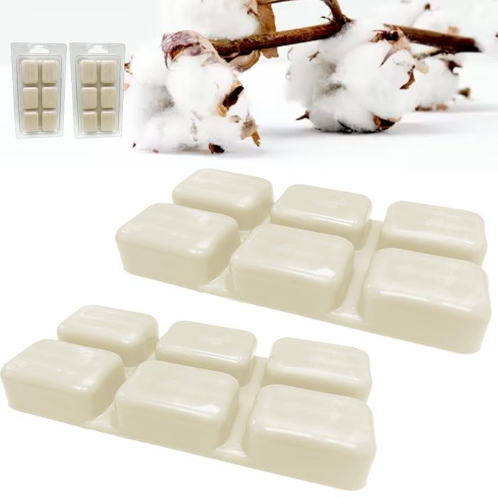 2pk Wax Melts Cotton Tarts Snap Bars 2.5oz Scented 12 Cubes 100% Paraffin Aroma