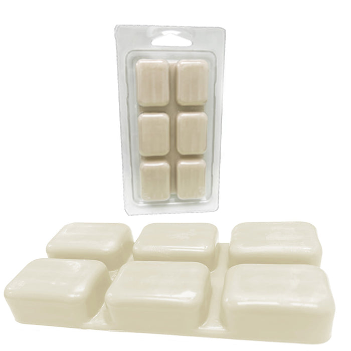 6 Cube Natural Cotton Wax Melt Scented 1pack 2.5oz Long Last Fresh Calming Aroma