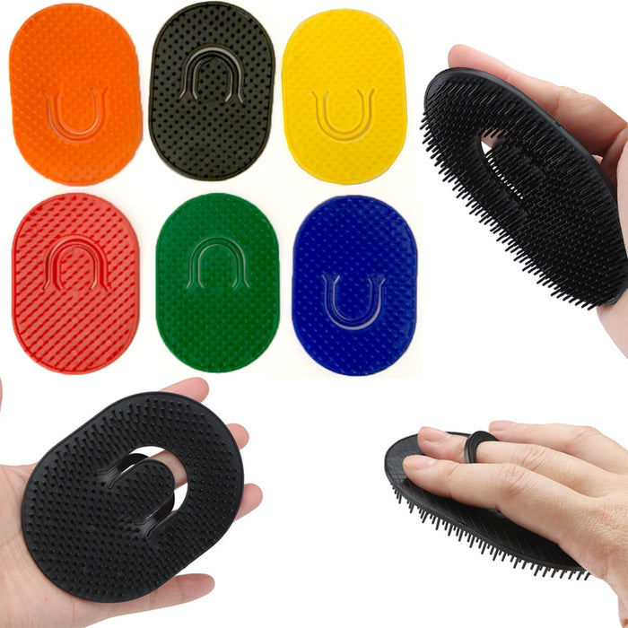 4 Pocket Hair Shampoo Brush Scalp Body Massage Comb Conditioner Clean Head Care