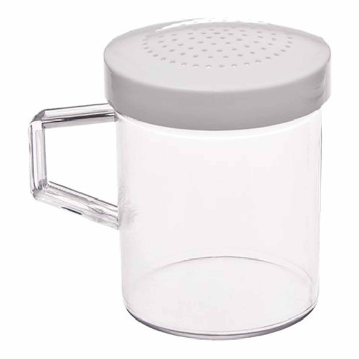 2 Shakers Handle Dredger Flour Parmesan Sugar Salt Pepper Spice Containers 8oz