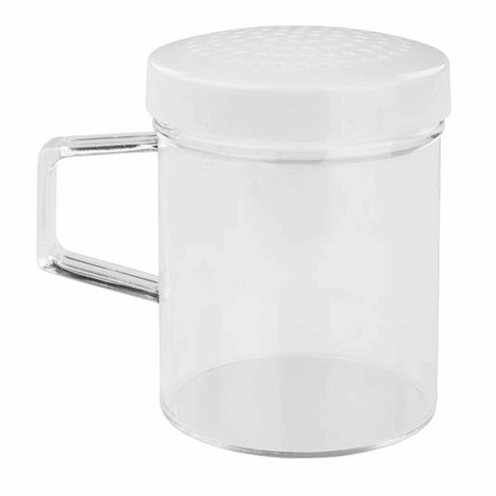 2 Shakers Handle Dredger Flour Parmesan Sugar Salt Pepper Spice Containers 8oz