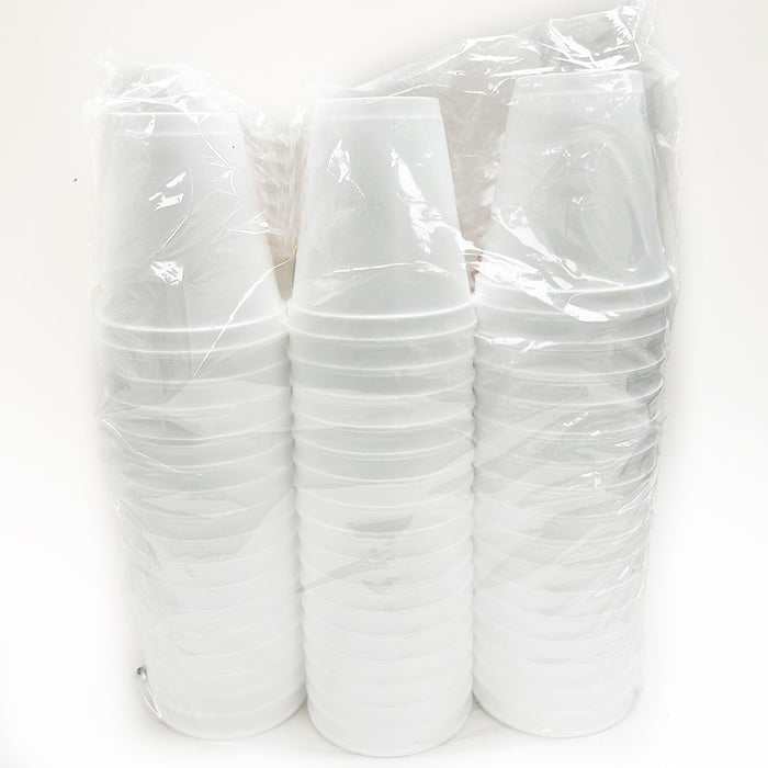 51ct Disposable Foam Cups 8.5oz Insulates Hot Cold Beverage Drinks Party Office