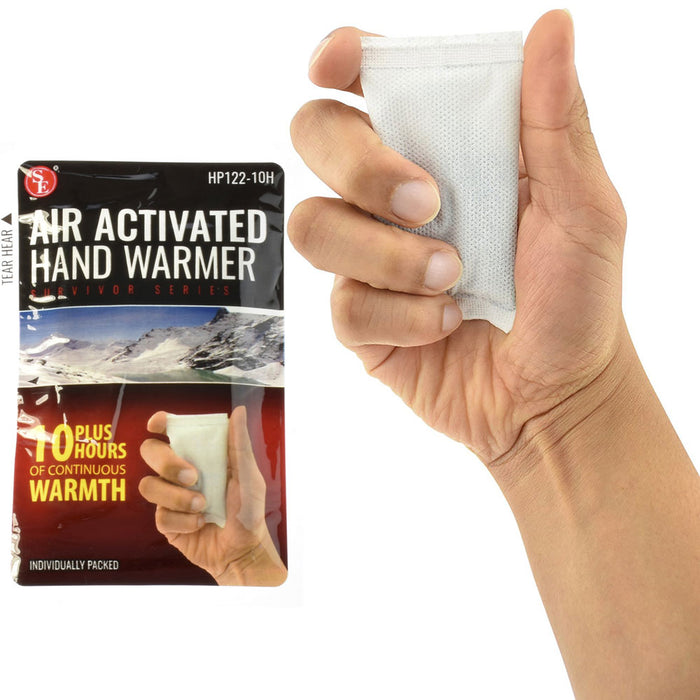 20 Pc Instant Heat Packs Hand Warmer Camping Outdoors Feet Body Athletes Winter