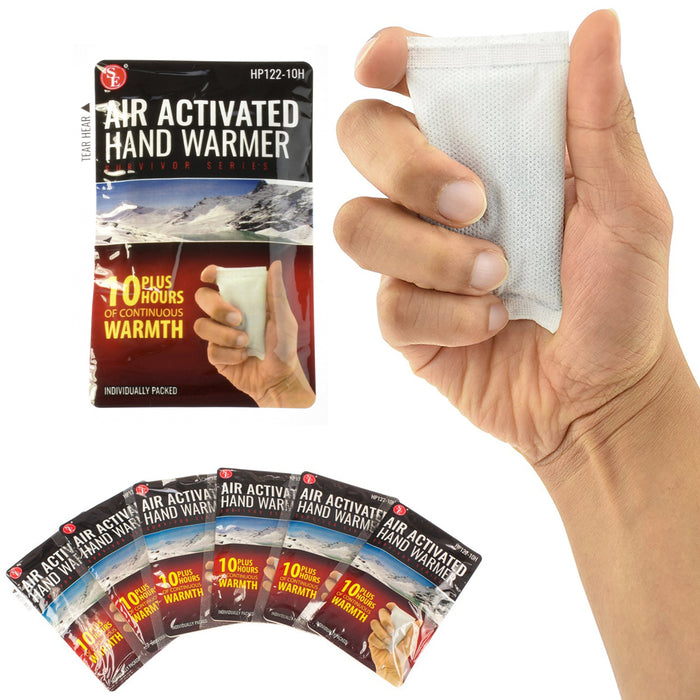 20 Pc Instant Heat Packs Hand Warmer Camping Outdoors Feet Body Athletes Winter