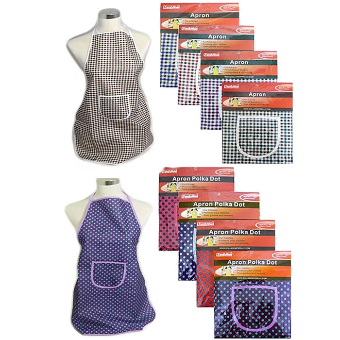 Waterproof Kitchen Apron Pocket Adjustable Cooking Bib Baking Household Cleaning