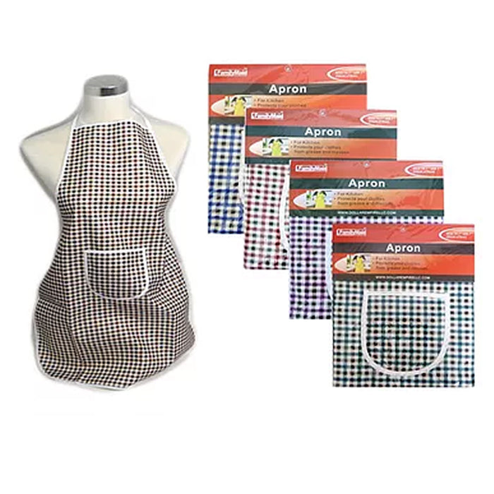 Waterproof Kitchen Apron Pocket Adjustable Cooking Bib Baking Household Cleaning