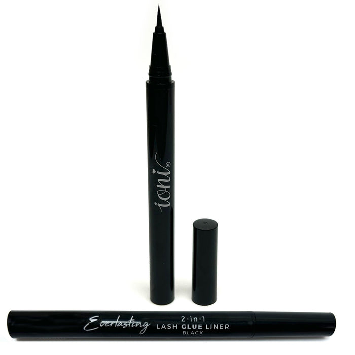 2 Pc 2 in 1 Lash Glue Eye Liner Pen Eyelash Extension Adhesive Vegan Latex Free