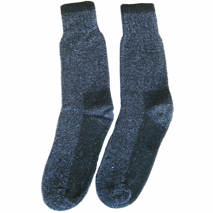 2 Pairs Men's Heated Socks Winter Thermal Sox Super Warm Heavy Duty Boots 10-13