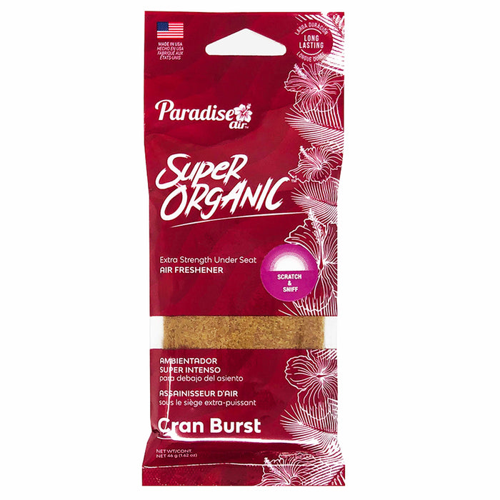 6 Pc Paradise Super Organic Cran Burst Scent Air Freshener Fragrance Block Stone