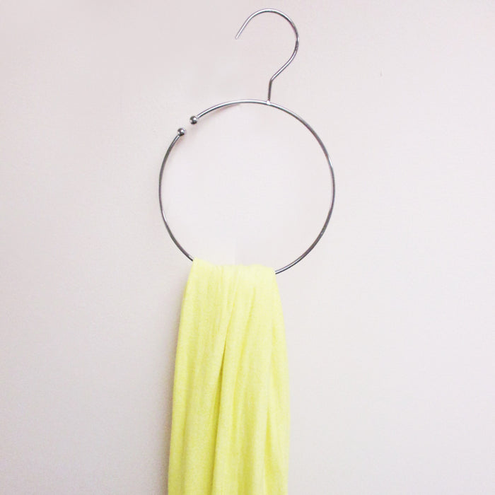 1 Belt Ring Hanger Heavy Duty Dipped Metal Towel Tie Scarf Belt Loop Holder