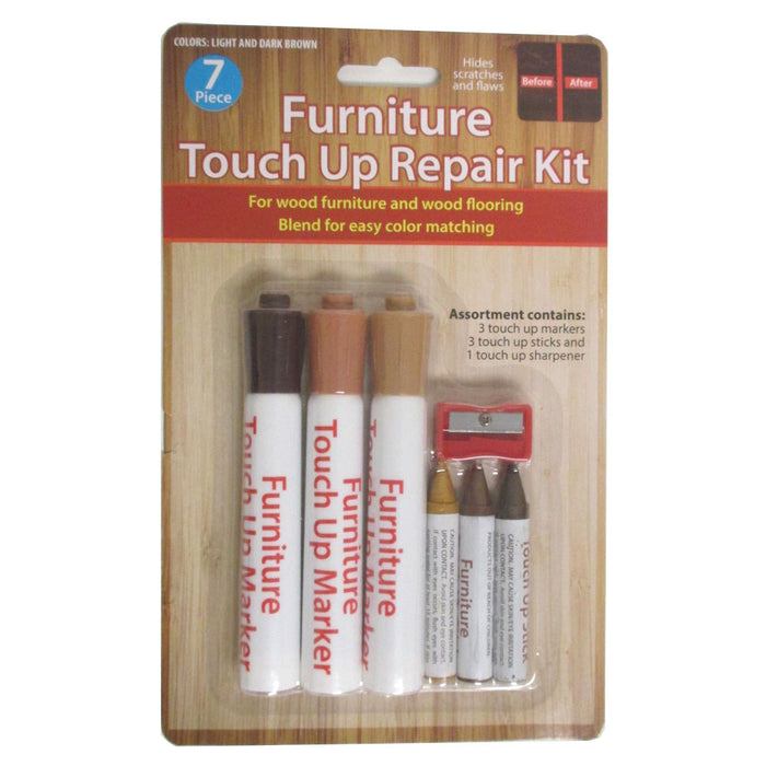 13PC Furniture Marker Crayons Repair Kit Wood Touch Up Scratch Filler Remover