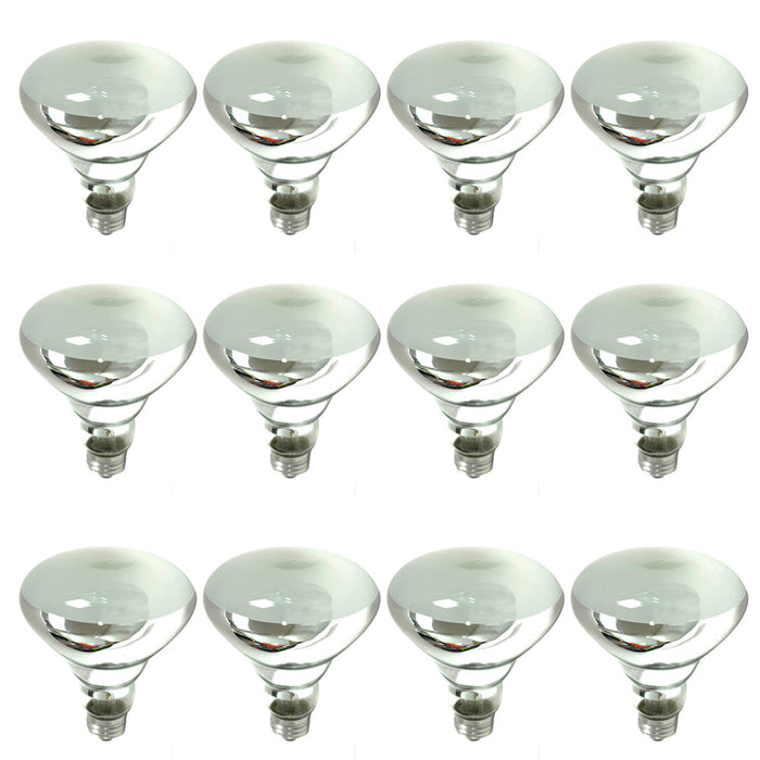 12 Frosted Reflector Flood Light Bulb Frosted 100w 120v Medium Base E26 Lamp R30