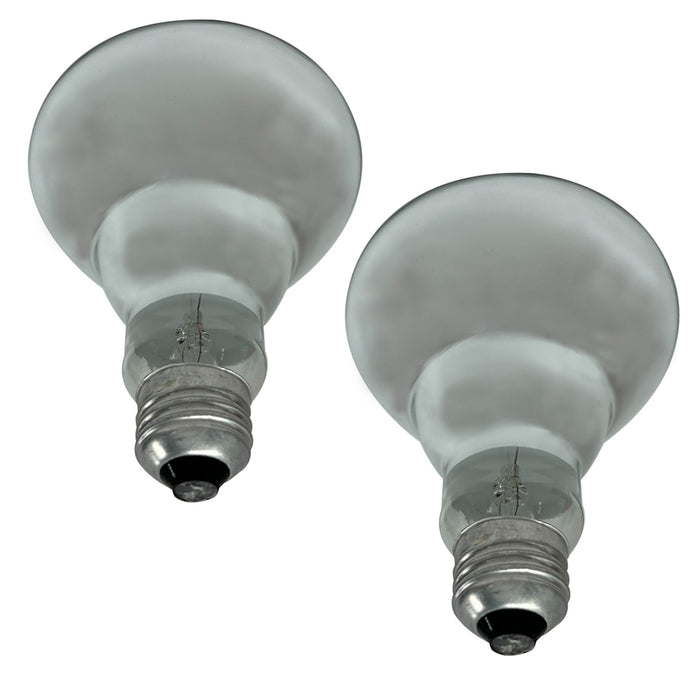 2 Reflector Flood Light Bulb Incandescent R30 120v 100Watt E26 Medium Base Lamp