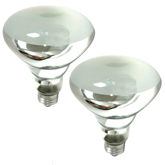 2 Reflector Flood Light Bulb Incandescent R30 120v 100Watt E26 Medium Base Lamp