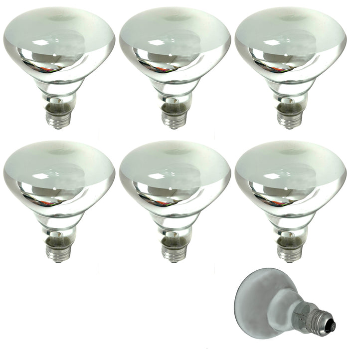 12 Frosted Reflector Flood Light Bulb Frosted 100w 120v Medium Base E26 Lamp R30