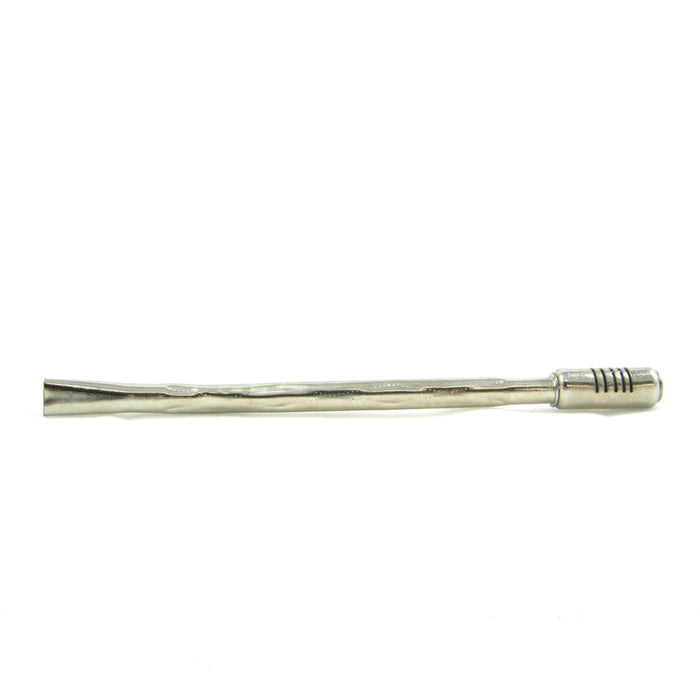 Cooper Yerba Mate Tea Bombilla Nickel Gourd Drinking Straw Gaucho Argentina M42