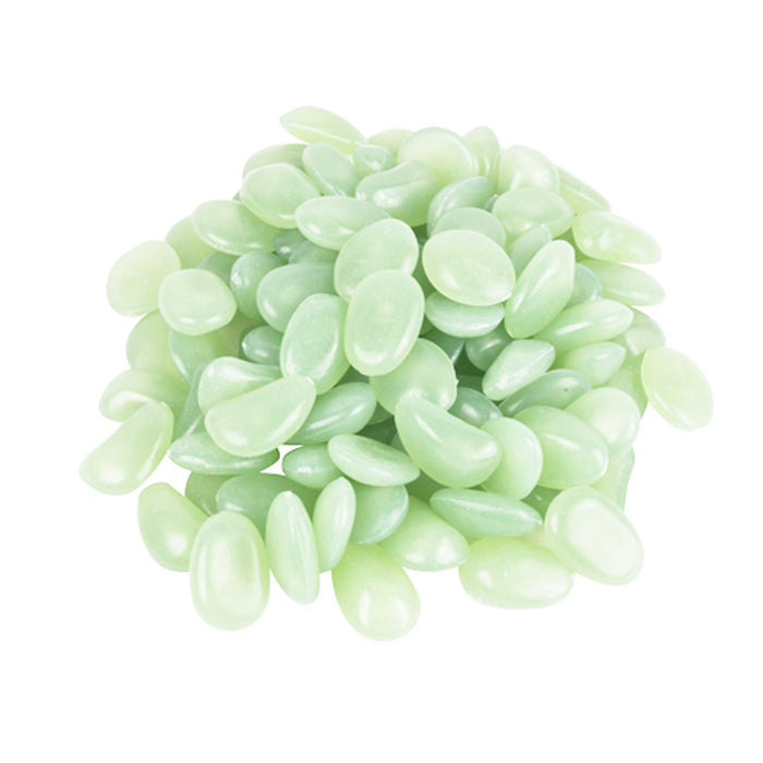 1000 Glow in Dark Rocks Outdoor Decorative Stones Luminous Pebbles Patio Decor