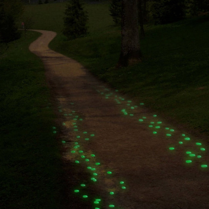 1000 Glow in Dark Rocks Outdoor Decorative Stones Luminous Pebbles Patio Decor