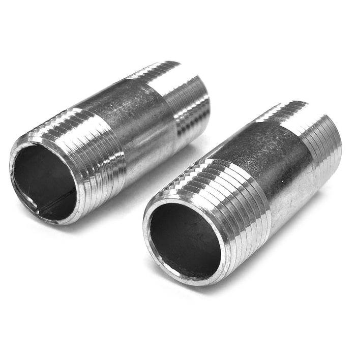 4pc Steel Nipple Connector Male Threaded 3/4" x 1 7/8" Long Pipe Fittings Repair