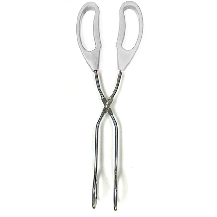 1pk 10Inch Heavy Duty Stainless Steel Kitchen Tongs No Slip Comfort Grip Scissor