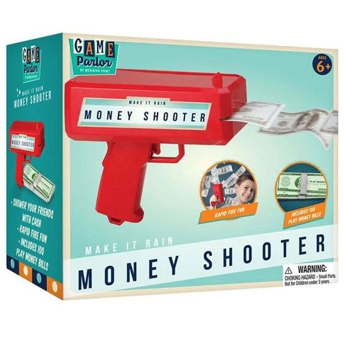 1 Money Shooter Make It Rain Machine Party Gun Shoots Out Dollar Bills Cash Toy