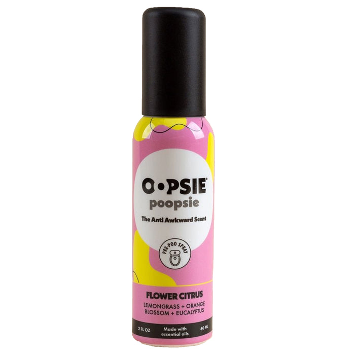 Natural Bathroom Toilet Spray Odor Eliminator Flower Citrus Scent B4 Going New