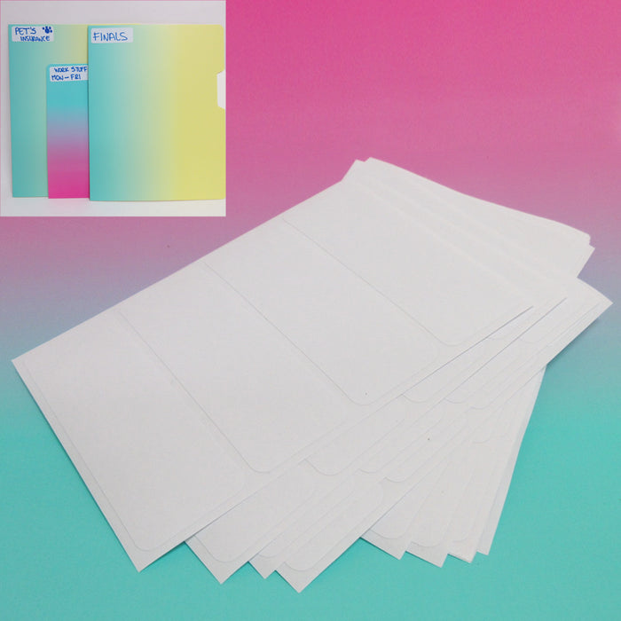 1280 Blank Stickers White Labels 2 3/4" X 1" Self Adhesive Craft Tag Personalize