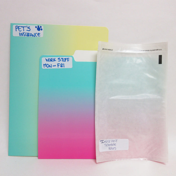 256 Blank Stickers White Labels 2 3/4" X 1" Self Adhesive Crafts Personalize Tag