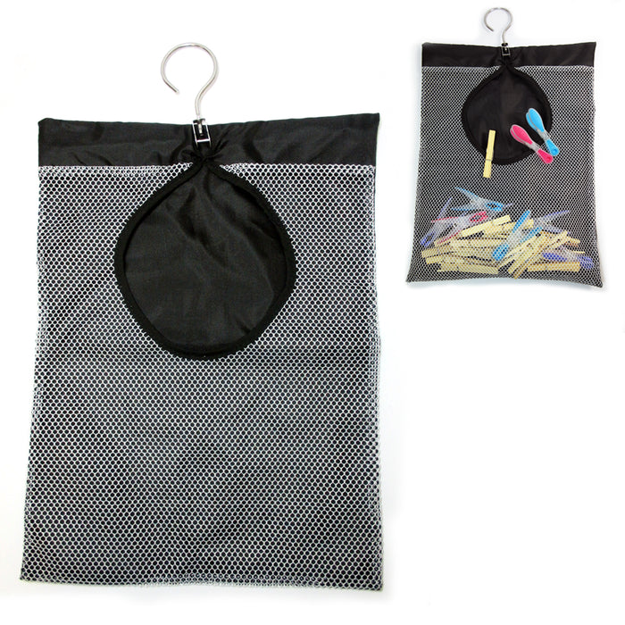 Clothespins Peg Bag Holder Storage Household Laundry Organizer Clothes Pin 11X18