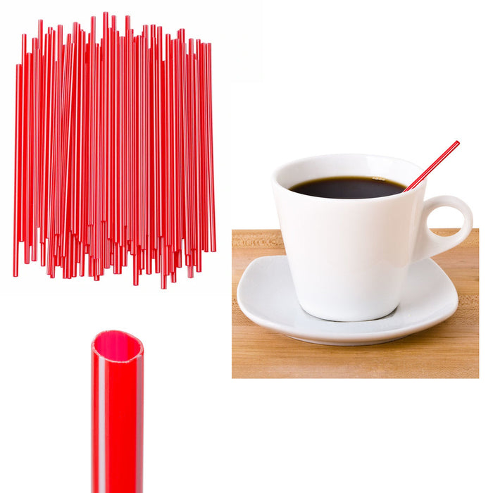 1000 Pc Cocktail Coffee Sipping Straws Drink Stirrers Disposable Mix Colors Bars