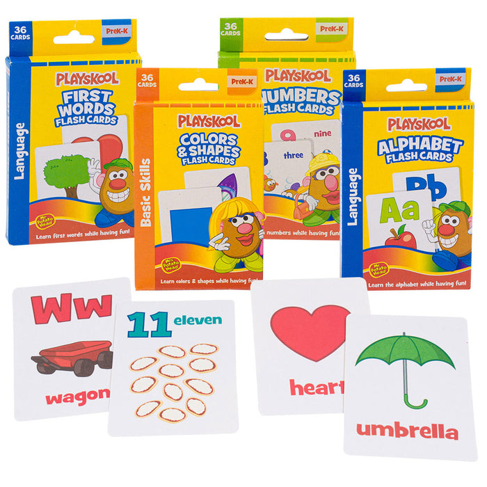 144 Flash Cards Toddlers Kids Learn PreK-K Teacher Autism Education Color Shape