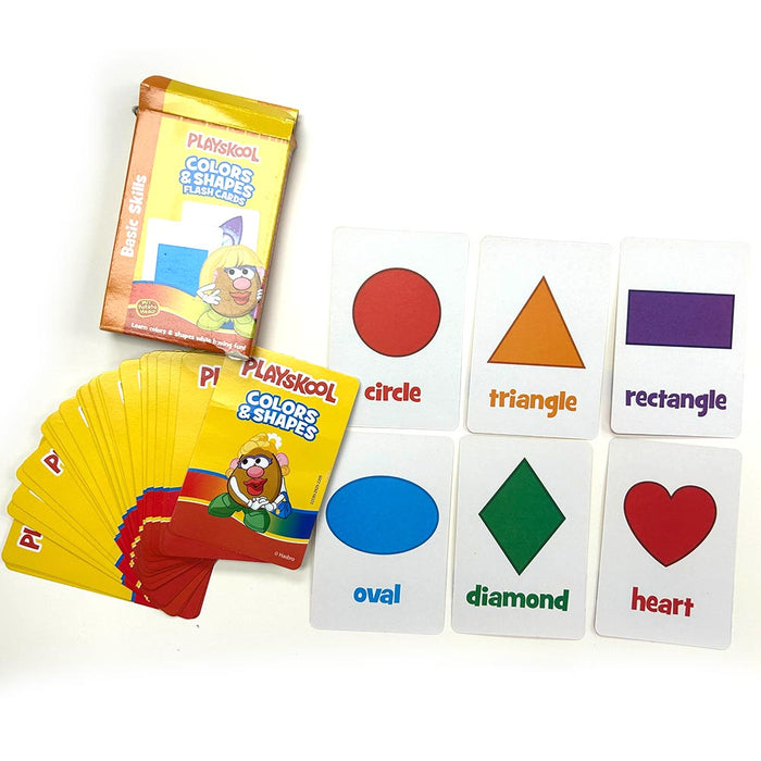 144 Flash Cards Toddlers Kids Learn PreK-K Teacher Autism Education Color Shape
