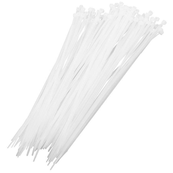 100 X Clear Heavy Duty Nylon Cable Zip Ties 12" Wire Cords Temperature Resistant
