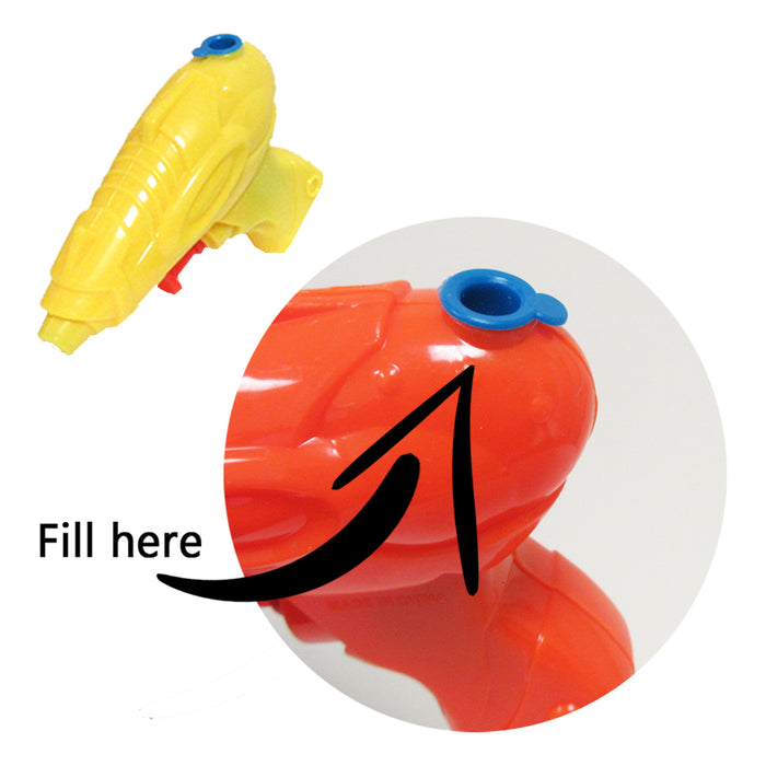 12 Blaster Water Shooter Pump Squirt Kids Toys Bathtub Play Pool Party Beach Fun