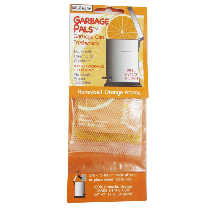 2 Pc Garbage Freshener Cleaner Deodorizer Fresh Scent Long Lasting Orange Aroma