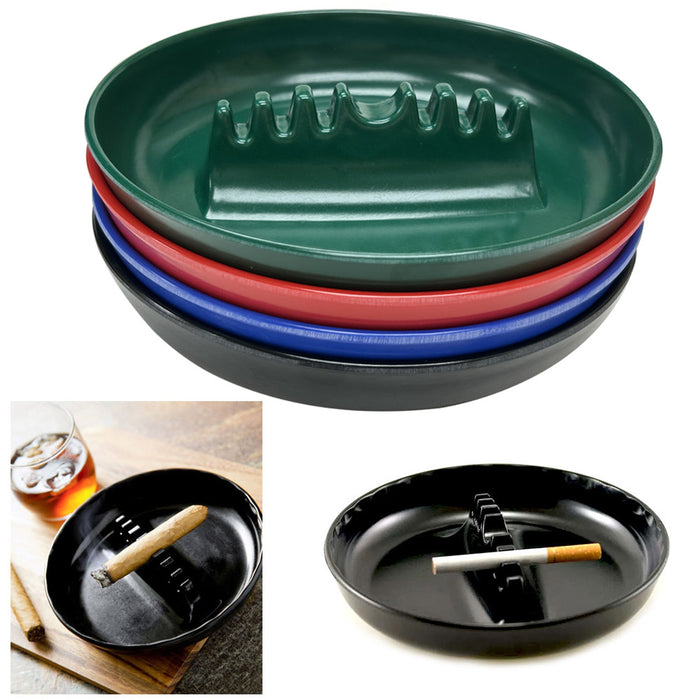 1 PC Melamine Ashtray Vintage Style 7" Home Bar Restaurant Cigarette Cigar Holder