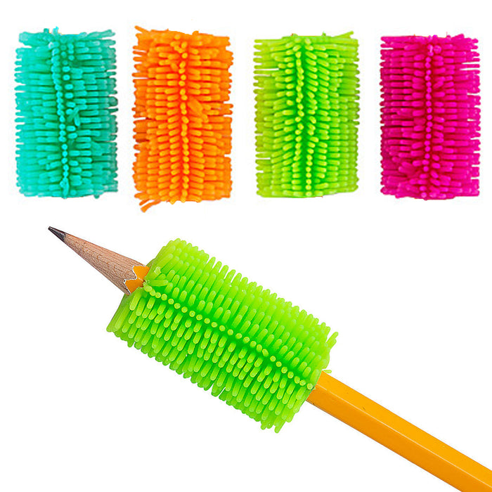 4 X Children Cushion Pencil Grip Holder Pen Writing Aid Hand Posture Kid Comfort