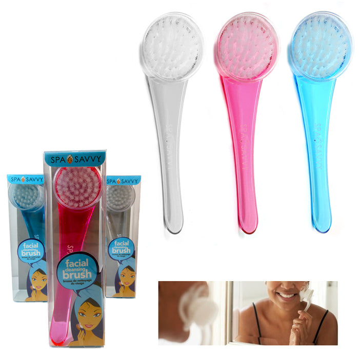 Facial Brush Cleansing Exfoliator Face Skin Care Cleaner Scrub Body Spa With Cap