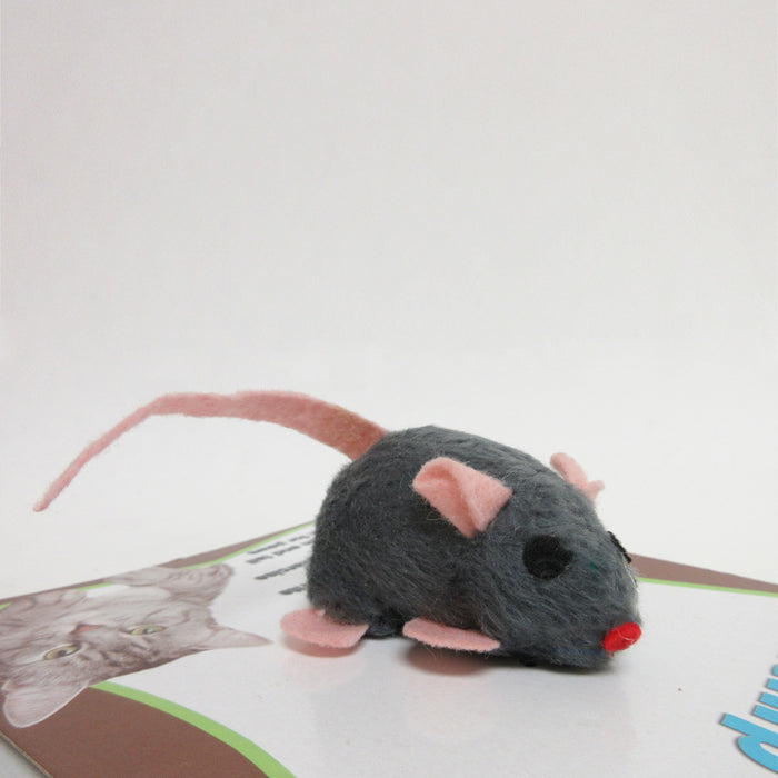 1 Cat Toy Mice Scratch Real Mouse Cat Chew Catnip Teeth Grinding Toys Pet Play