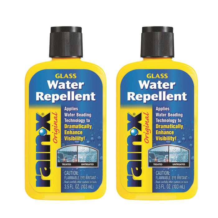 2 Windshield Glass Water Rain Repellant Treatment Anti Glare Vision Coating