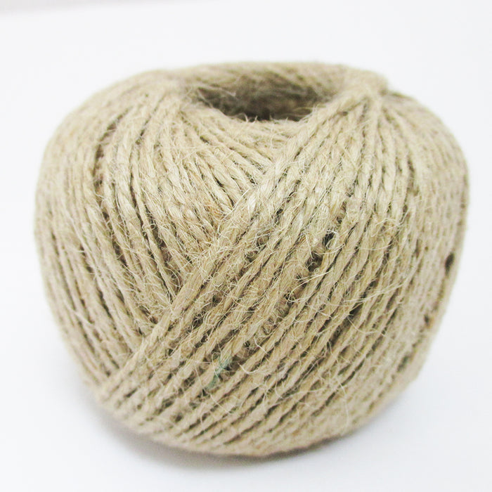 350 ft Natural Jute Twine Rope 2-Ply Twisted Cord for Crafts Bird Toys Garden Use