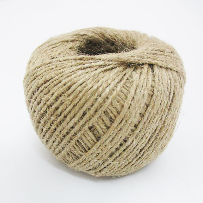 6Pc Jute Twine Rope 350ft Natural 2Ply Twisted String Bird Parrot Toy Craft Part