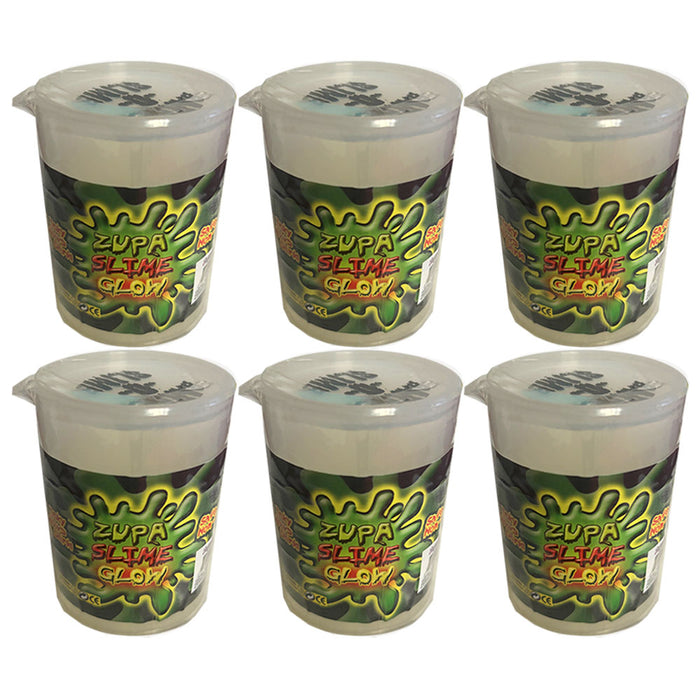 6 Pk Kids Party Favor Slime Glow In The Dark Noise Putty Goo Squeeze Non Toxic
